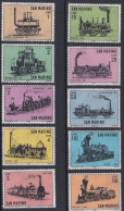 Locomotives - 1964 - Unused Stamps