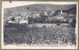 CPA Vue Peu Courante - CHER - VUE DE LA VIGNE "LA COMTESSE" & DU VILLAGE DE CHAVIGNOL SANCERRE - Other & Unclassified