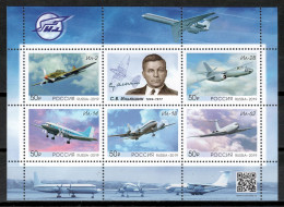 Russia 2019 Rusia / Aviation Airplanes MNH Aviación Aviones Luftfahrt / Cu20522  36-48 - Aerei