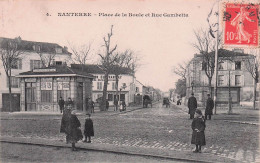Nanterre -  Place De La Boule Et Rue Gambetta  - CPA °J - Nanterre
