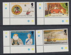 Falkland Islands 1992 First Sighting 4v  (corners) ** Mnh (59685D) - Falklandinseln