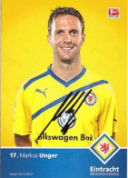 AK 215624 FOOTBALL / SOCCER / FUSSBALL - Eintracht Braunschweig - 2011 / 2012 - Markus Unger - Calcio