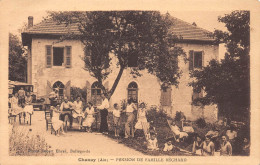 CHANAY (Ain) - Pension De Famille Béchard - Ecrit (2 Scans) - Ohne Zuordnung