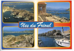 CPSM 10.5 X 15 Bouche Du Rhône MARSEILLE Les Iles Du Frioul - Castillo De If, Archipiélago De Frioul, Islas...