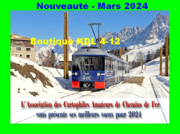 ACACF CV 13 - Automotrice Stadler "Marie" Au Col De Voza - SAINT-GERVAIS-LES-BAINS - Haute-Savoie - Trains