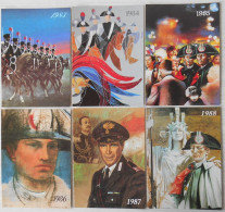 F22  Calendari Storici Dell'Arma Dei Carabinieri 1983 1995  13 Cartes Postales Neuves Dans Un étui Cartonné - Autres & Non Classés