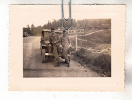 PHOTO GUERRE CHARS TANK VOITURE JEEP - War, Military