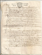 N°1985 ANCIENNE LETTRE PAR DEVANT LES NOTAIRES ROYAUX A DECHIFFRER - Historical Documents