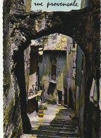 BE20 -(26) DIEULEFIT - RUE PROVENCALE  -  VIEILLE RUE -   CARTE COULEURS   - 2 SCANS - Dieulefit