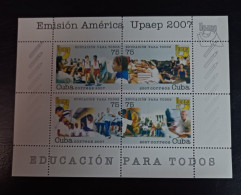 CUBA UPAEP 2007 Yv BF 229B MNH - Blocchi & Foglietti