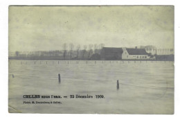 Celles   CARTE PHOTO   Celles Sous L'eau - 23 Décembre 1909   Photo R Destrebecq à Celles - Celles