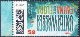 !a! GERMANY 2024 Mi. 3828 MNH SINGLE W/ Left Margin (a) - Europe: Underwater Fauna & Flora - Unused Stamps