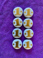 Set Of 8 BEER Tops - Number One - N-C - Beer