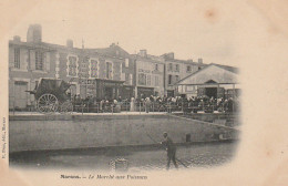 AL26 -(17) MARANS  - LE MARCHE AUX POISSONS - ANIMATION  - COMMERCES  - EDIT. PRAX , MARANS  -  2 SCANS  . - Other & Unclassified