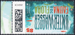 !a! GERMANY 2024 Mi. 3828 MNH SINGLE W/ Left Margin (b) - Europe: Underwater Fauna & Flora - Unused Stamps