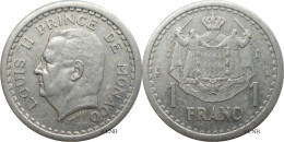 Monaco - Principauté - Louis II - 1 Franc ND (1943) - TTB/XF45 - Mon6519 - 1922-1949 Louis II
