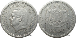 Monaco - Principauté - Louis II - 1 Franc ND (1943) - TTB/XF45 - Mon6519 - 1922-1949 Louis II.