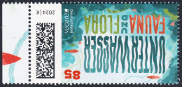 !a! GERMANY 2024 Mi. 3828 MNH SINGLE W/ Left Margin (c) - Europe: Underwater Fauna & Flora - Nuevos