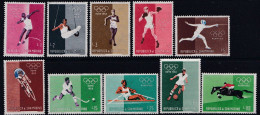 Roma Olympic Games - 1960 - Unused Stamps