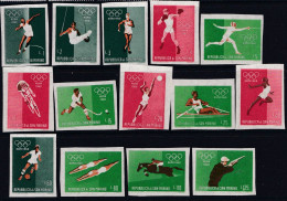 Roma Olympic Games - 1960 - Imperforated - Unused Stamps