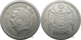 Monaco - Principauté - Louis II - 1 Franc ND (1943) - TTB/XF45 - Mon6522 - 1922-1949 Luigi II