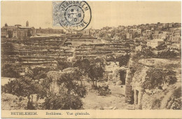 ASIE. PALESTINE. BETHLEHEM.  VUE GENERALE.  CARTE ECRITE - Palestine