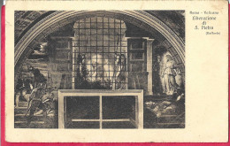 RAFFAELE - LIBERAZIONE DI S. PIETRO - VATICANO - FORMATO PICCOLO - VIAGGIATA 1908 DA LECCO - ANNULLO TONDO RIQUADRATO - Malerei & Gemälde