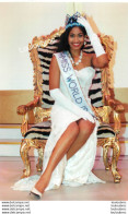 MISS JAMAIQUE LISA HANNA ELUE MISS WORLD 1993 PHOTO DE PRESSE AGENCE  ANGELI 27 X 18 CM - Famous People