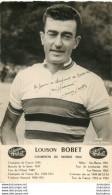 LOUISON BOBET  PHOTO MIROIR SPRINT AVEC LA DEDICACE - Cycling