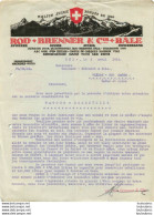 BALE ROD BRENNER ET CIE BALE  EXPORTATION 1919 - Svizzera