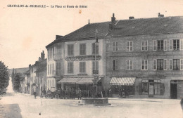 CHATILLON-de-MICHAILLE (Ain) - La Place Et Route De Billiat - Fontaine - Ecrit (2 Scans) - Ohne Zuordnung