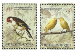 Republic Of Macedonia 2015 Birds Set Of 2 Stamps MNH - Mussen