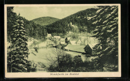 AK Wendefurth /Bodetal, Ortsansicht Im Winter  - Altri & Non Classificati