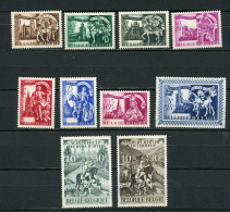 BELGIQUE -  SECOURS D'HIVER - N° Yvert 631/640 ** - Unused Stamps