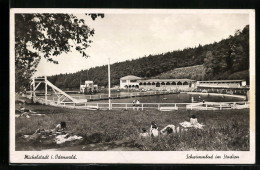 AK Michelstadt I. Odenwald, Schwimmbad Im Stadion  - Odenwald