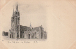 BE24 -(29) SAINT POL DE LEON  - LA CATHEDRALE -  2 SCANS - Saint-Pol-de-Léon