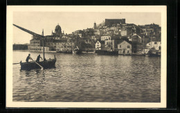 AK Sibenik, Ortsansicht Mit Der Festung  - Croazia