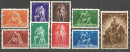 Belgique - Au Profit Des Prisonniers De Guerre, Des Familles Des Fusillés Et Des Résistants N°701à709 ** - Unused Stamps