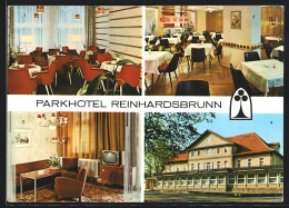 AK Reinhardsbrunn-Tabarz, Parkhotel, Mokkastube, Restaurant  - Tabarz