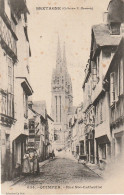 BE24 -(29) QUIMPER - RUE  SAINTE  CATHERINE - ANIMATION  -  2 SCANS - Quimper