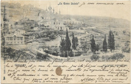 ASIE. PALESTINE. JERUSALEM.  LA TERRE SAINTE.  CARTE ECRITE - Palestina