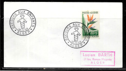 C1 - ALGERIE - N° 351 SUR LETTRE DE ALGER DU 14/06/58 - SECOURS AUX ENFANTS - Lettres & Documents