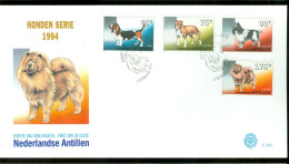 Nederlandse Antillen E252 *  FDC * 1994 *  FAUNA  * HONDEN * CHIENS * DOGS * HUNDE - Curacao, Netherlands Antilles, Aruba