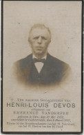 DP. HENRI DEVOS - VANDERPER ° GITS 1853- + LICHTERVELDE 1921 - Religion & Esotérisme