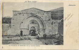 ASIE. PALESTINE. JERUSALEM.  LA TERRE SAINTE. LA CHAPELLE  CARTE ECRITE - Palästina