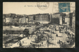 CPA.26 Marseille Le Quai Des Belges Flamme Marseille-porte De L'orient-sa Mer-son Soleil-son Ciel Bleu-N°192 +++ B/TB - Vecchio Porto (Vieux-Port), Saint Victor, Le Panier