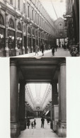 2 X Brussel : Galerij / Galerie --- 2 Cp ( Fotokaarten ) - Monumenten, Gebouwen
