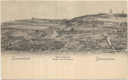 ASIE. PALESTINE. JERUSALEM.  MONT DES OLIVIERS - Palestina