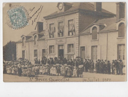 AJC - Saint Brice Courcelles - Carte Photo Du 14 Juillet 1904 - Other & Unclassified