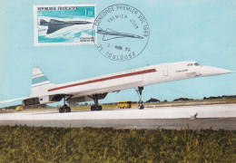 AVIATION(CARTE MAXIMUM) CONCORDE - 1946-....: Modern Tijdperk